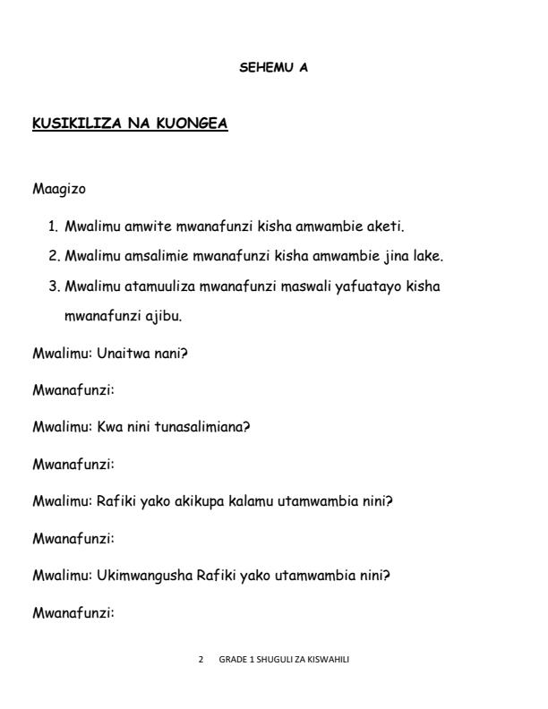 Preview page Grade-1-Kiswahili-Activities-Mid-Term-2-Exam-2025_4131_1.jpg