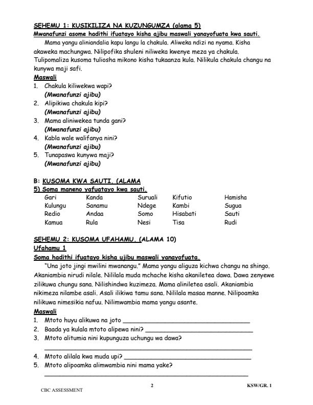 Preview page Grade-1-Kiswahili-Activities-Term-3-Opener-Exam-2025_4480_1.jpg