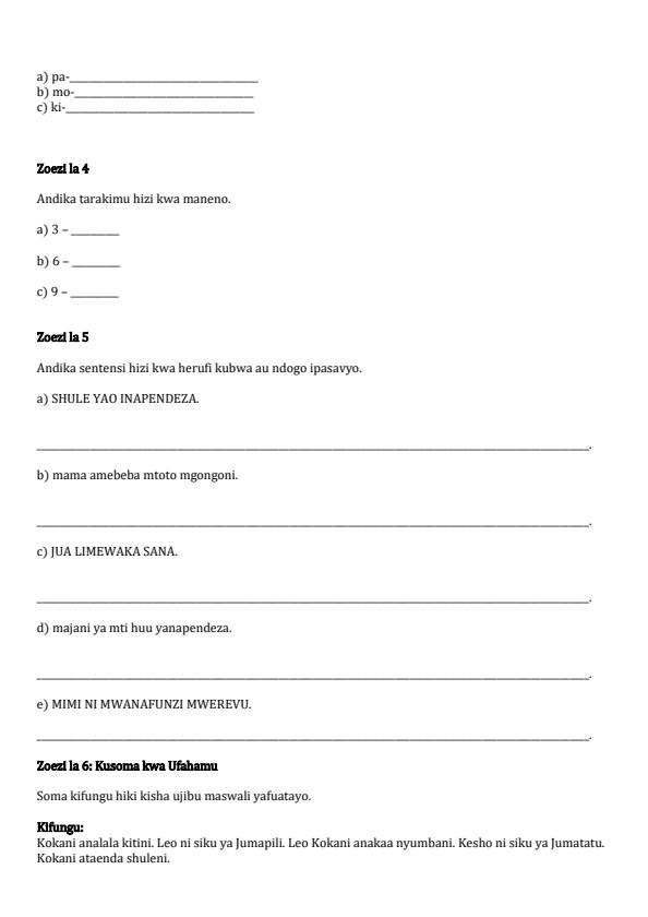 Preview page Grade-1-Kiswahili-End-Term-1-Exam-2026_5289_1.jpg