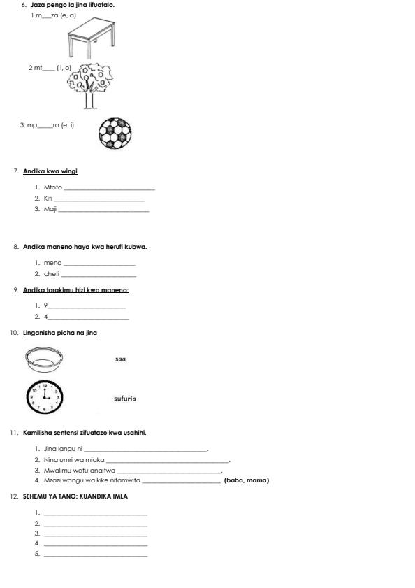 Preview page Grade-1-Kiswahili-End-of-May-Assessment-Test-2024_2561_1.jpg