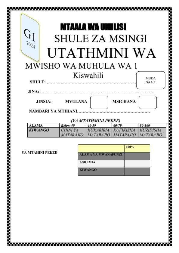 Preview page Grade-1-Kiswahili-End-of-Term-1-Exam-2024_2167_0.jpg