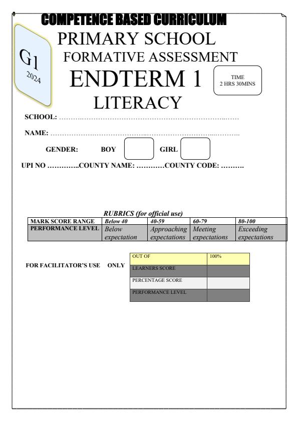 Preview page Grade-1-Literacy-Activities-End-of-Term-1-Exam-2024_2168_0.jpg