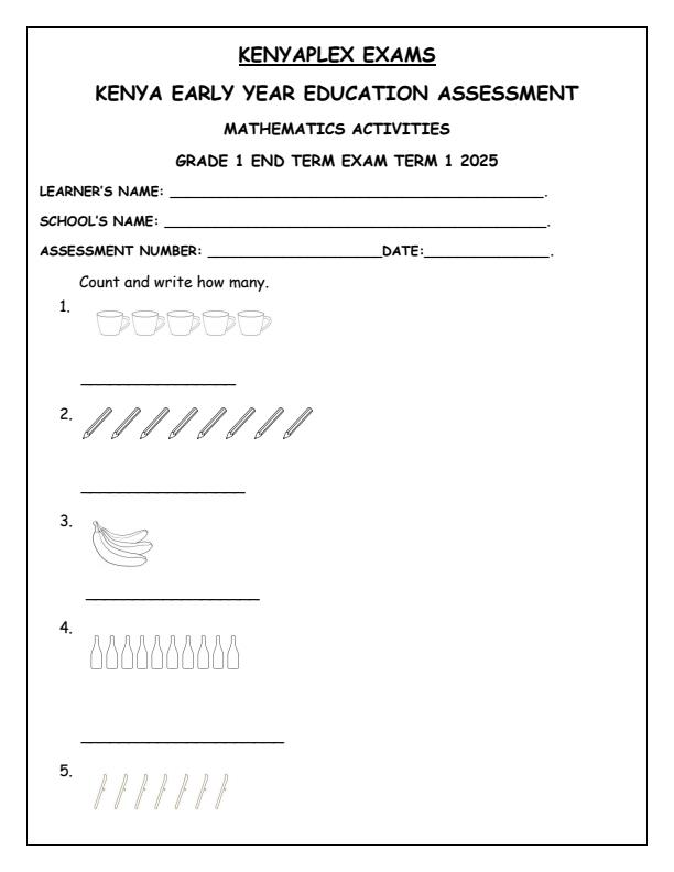 Preview page Grade-1-Mathematics-Activities-End-of-Term-1-Examination-2025_3755_0.jpg