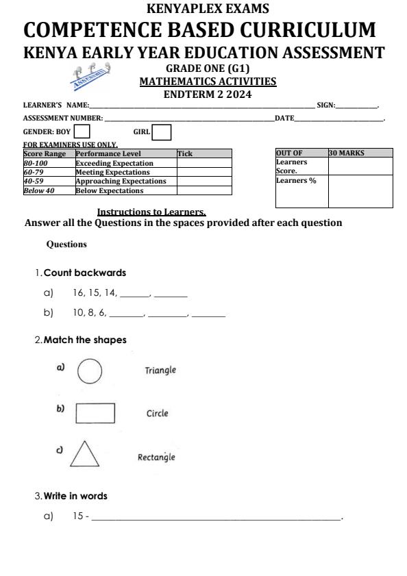 Preview page Grade-1-Mathematics-Activities-End-of-Term-2-Examination-2024_2851_0.jpg