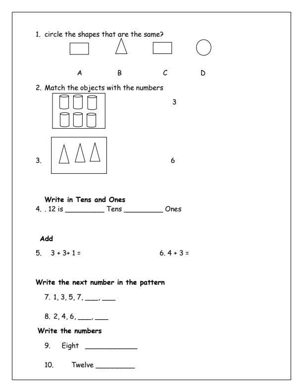 Preview page Grade-1-Mathematics-Activities-Mid-Term-1-Exam-2025_3634_1.jpg