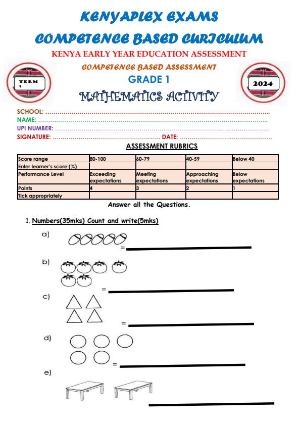 Preview page Grade-1-Mathematics-Activities-Mid-Term-3-Exam-2024_3109_0.jpg