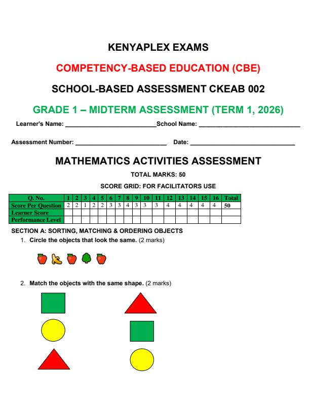 Preview page Grade-1-Mathematics-Mid-Term-1-Exam-2026_5224_0.jpg