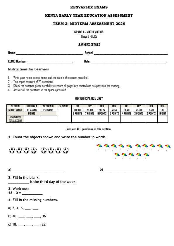 Preview page Grade-1-Mathematics-Mid-Term-2-Exam-2026_5795_0.jpg