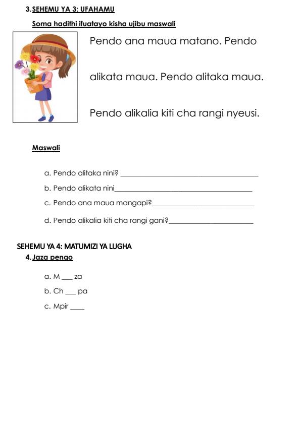 Preview page Grade-1-Shughuli-za-Kiswahili-Mid-Term-2-Exam-2024_2630_1.jpg