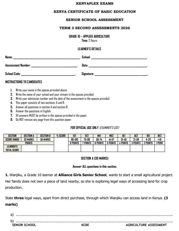 Preview page Grade-10-Applied-Agriculture-End-Term-3-Exam-2026_6931_0.jpg