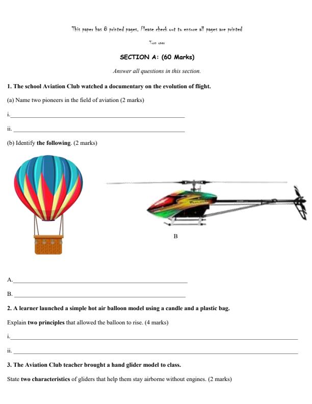 Preview page Grade-10-Aviation-Technology-Opener-Exam-Term-1-2026_5015_1.jpg