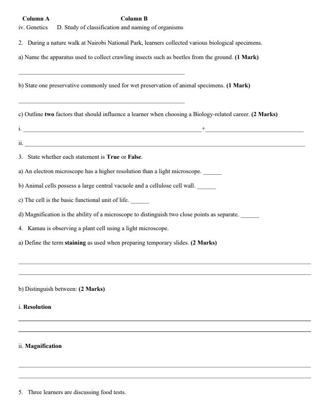 Preview page Grade-10-Biology-Term-3-Opener-Exam-2026_6558_1.jpg
