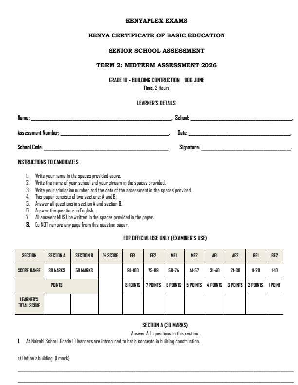 Preview page Grade-10-Building-Technology-Mid-Term-2-Exam-2026_5927_0.jpg