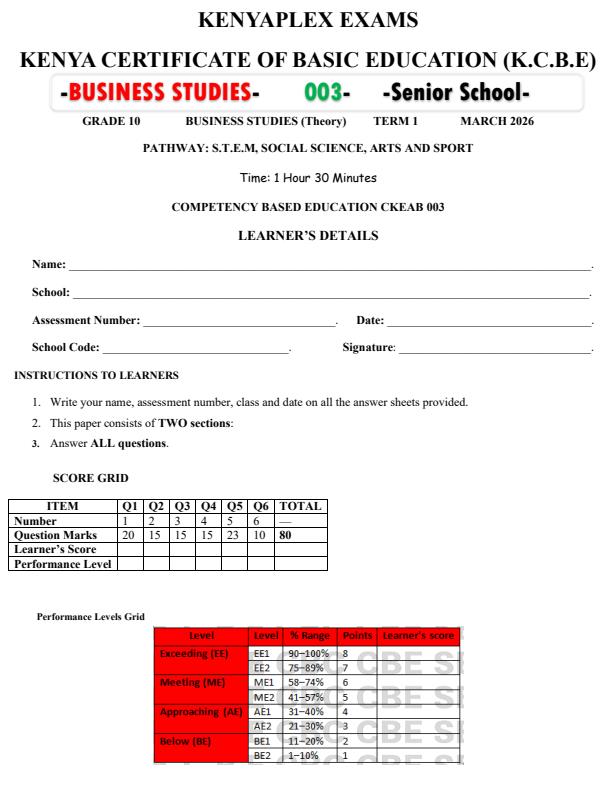 Preview page Grade-10-Business-Studies-End-Term-1-exam-2026_5417_0.jpg