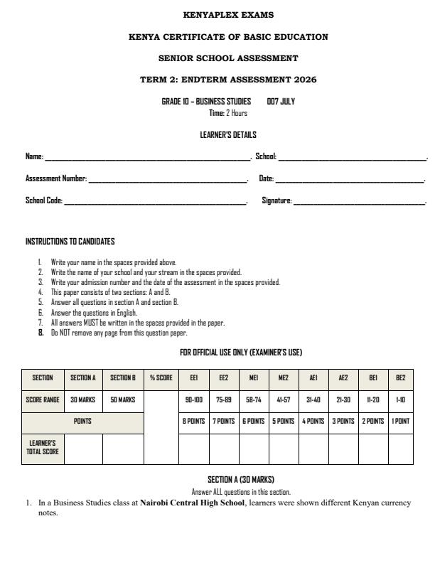 Preview page Grade-10-Business-Studies-End-Term-2-Exam-206_6132_0.jpg