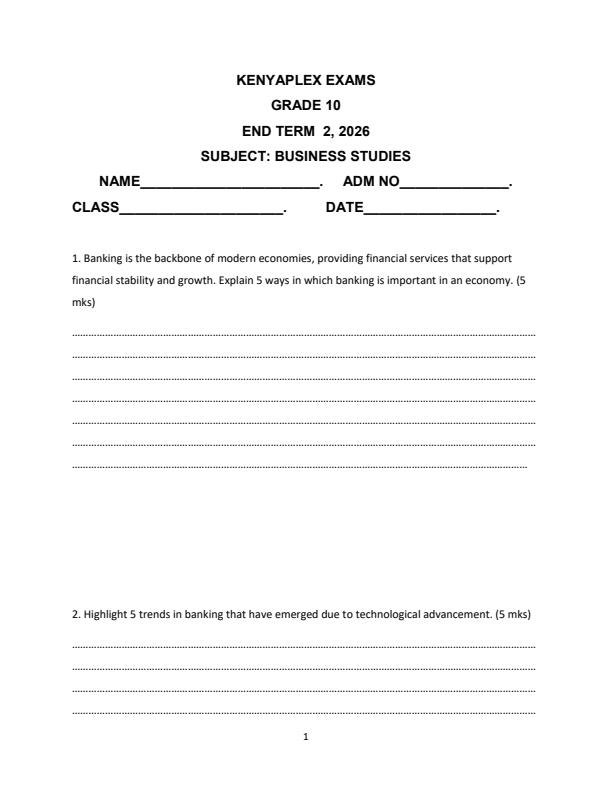 Preview page Grade-10-Business-Studies-July-Assessment-Examination-2026_6335_0.jpg