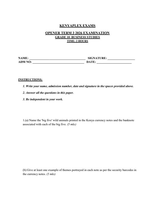 Preview page Grade-10-Business-Studies-September-Assessment-Examination-2026_6719_0.jpg