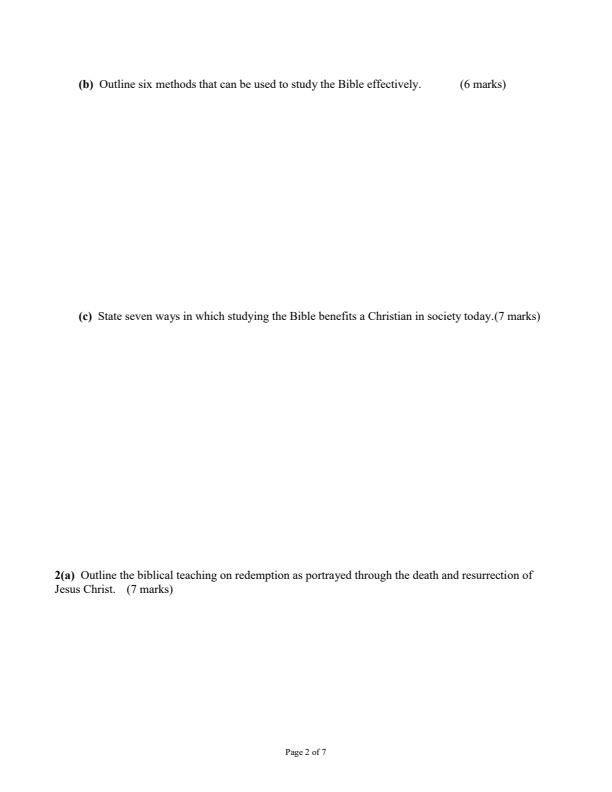 Preview page Grade-10-CRE-September-Assessment-Examination-2026_6723_1.jpg