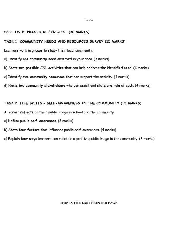 Preview page Grade-10-CSL-Project-Mid-Term-1-Exam-2026_5151_1.jpg