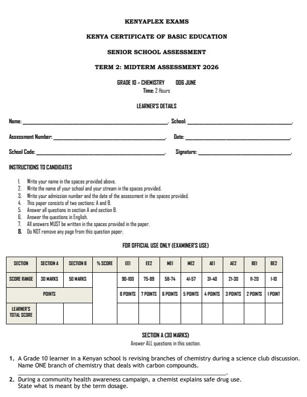 Preview page Grade-10-Chemistry-Mid-Term-2-Exam-2026_5929_0.jpg