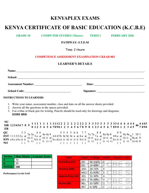 Preview page Grade-10-Computer-Studies-Mid-Term-1-Exam-2026_5145_0.jpg