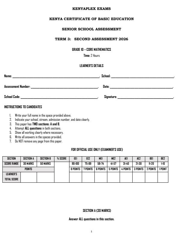 Preview page Grade-10-Core-Mathematics-End-Term-3-Exam-2026_6938_0.jpg