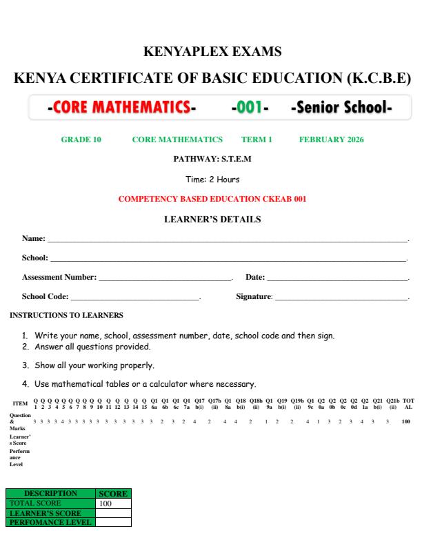 Preview page Grade-10-Core-Mathematics-Mid-Term-1-Exam-2026_5147_0.jpg