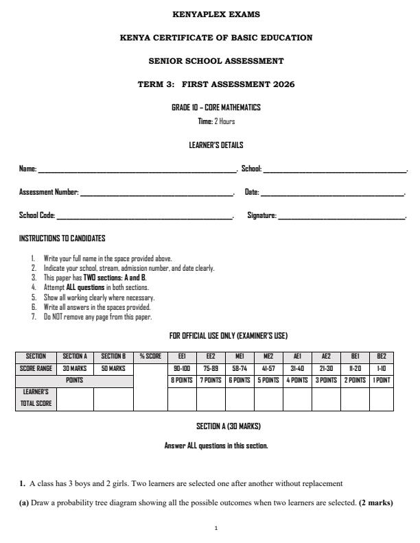 Preview page Grade-10-Core-Mathematics-Term-3-Opener-Exam-2026_6563_0.jpg