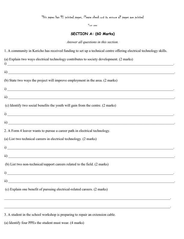 Preview page Grade-10-Electrical-Technology-Opener-Exam-Term-1-2026_5024_1.jpg