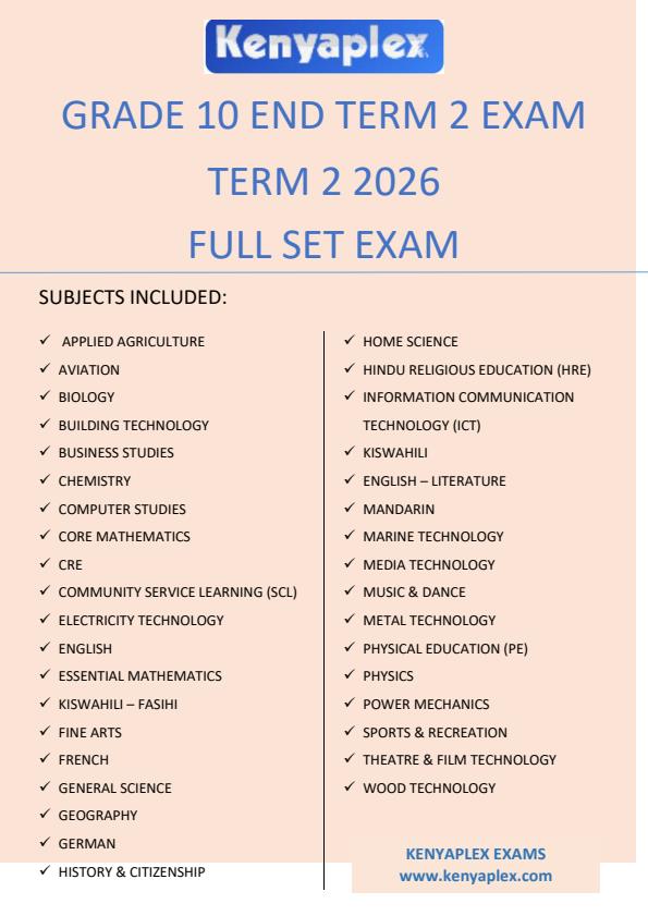 Preview page Grade-10-End-Term-Exams-Term-2-2026--Full-Set_6177_0.jpg