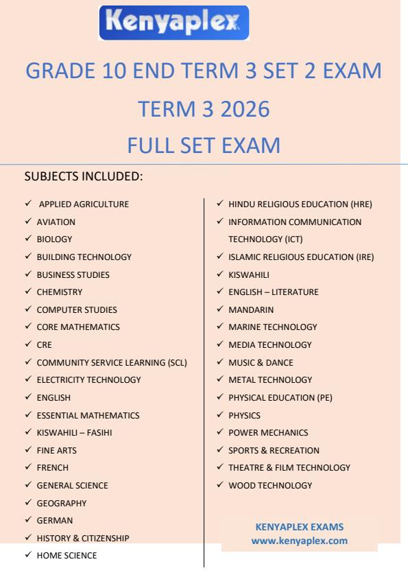 Preview page Grade-10-End-Term-Exams-Term-3-Set-2-2026--Full-Set_7040_0.jpg