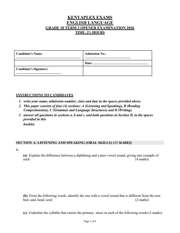 Preview page Grade-10-English-Language-Setember-Assessment-Examination-2026_6724_0.jpg
