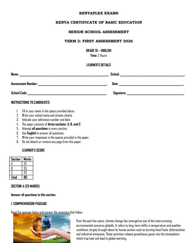 Preview page Grade-10-English-Term-2-Opener-Exam-2026_5653_0.jpg