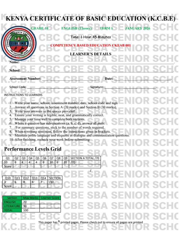 Preview page Grade-10-English-and-Literature-Opener-Exam-Term-1-2026_5025_0.jpg