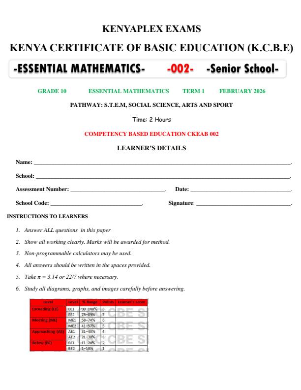 Preview page Grade-10-Essential-Mathematics-Mid-Term-1-Exam-2026_5155_0.jpg