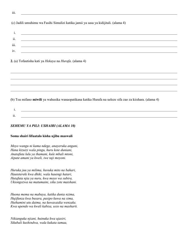 Preview page Grade-10-Fasihi-ya-Kiswahili-Term-3-Opener-Exam-2026_6569_1.jpg