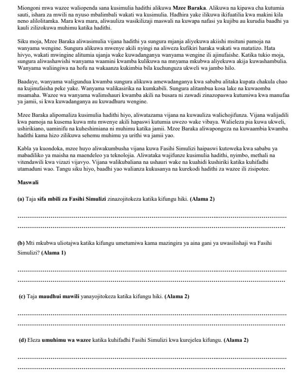 Preview page Grade-10-Fasihi-ya-Kiswaihi-End-Term-3-Set-2-Exam-2026_7015_1.jpg