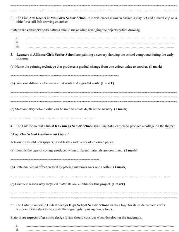 Preview page Grade-10-Fine-Arts-End-Term-3-Exam-2026_6945_1.jpg
