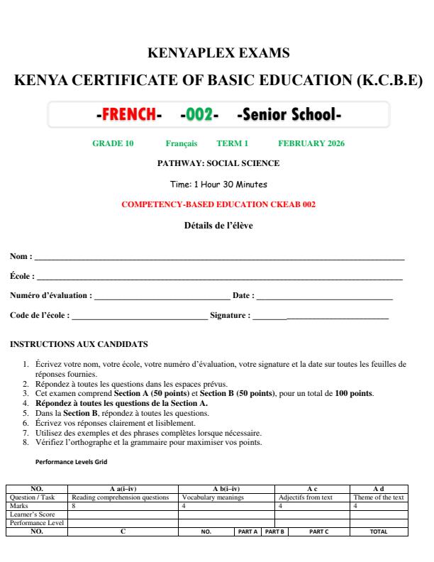 Preview page Grade-10-French-Mid-Term-1-Exam-2026_5158_0.jpg