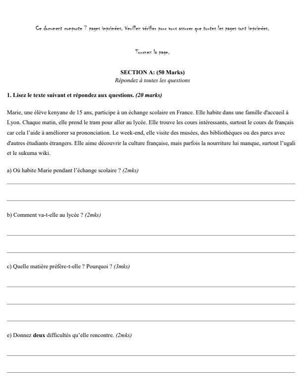 Preview page Grade-10-French-Opener-Exam-Term-1-2026_5028_1.jpg