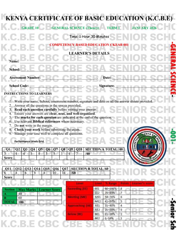 Preview page Grade-10-General-Science-Opener-Exam-Term-1-2026_5029_0.jpg