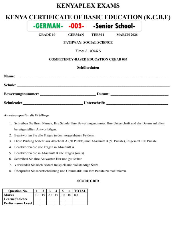 Preview page Grade-10-German-End-Term-1-Exam-2026_5428_0.jpg