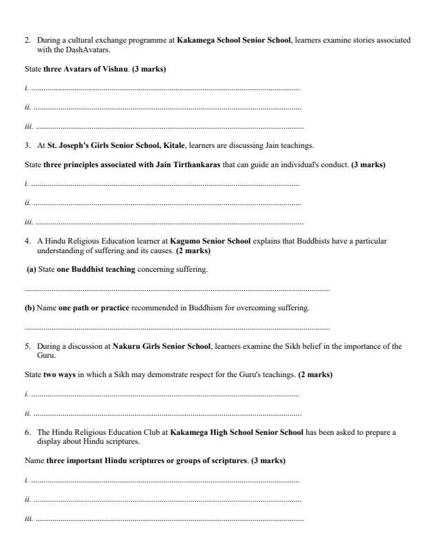 Preview page Grade-10-Hindu-Religious-Education-End-Term-3-Exam-2026_6952_1.jpg