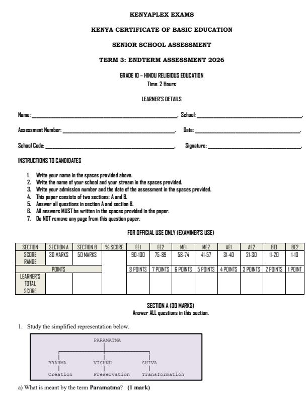 Preview page Grade-10-Hindu-Religious-Education-End-Term-3-Set-2-Exam-2026_7023_0.jpg