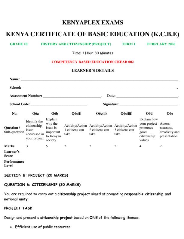 Preview page Grade-10-History-Project-Mid-Term-1-Exam-2026_5167_0.jpg