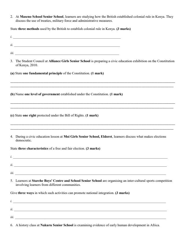 Preview page Grade-10-History-and-Citizenship-End-Term-3-Exam-2026_6950_1.jpg
