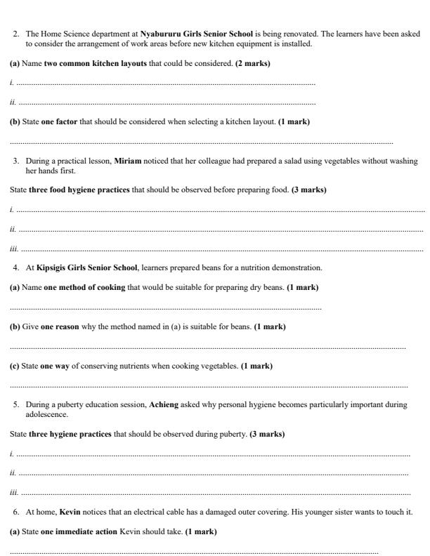 Preview page Grade-10-Home-Science-End-Term-3-Exam-2026_6951_1.jpg