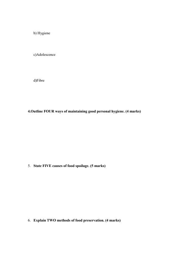 Preview page Grade-10-Home-Science-July-Assessment-Examination-2026_6344_1.jpg