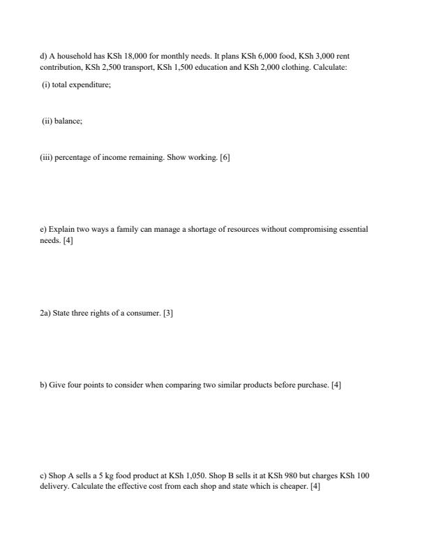 Preview page Grade-10-Home-Science-September-Assessment-Examination-2026_6727_1.jpg