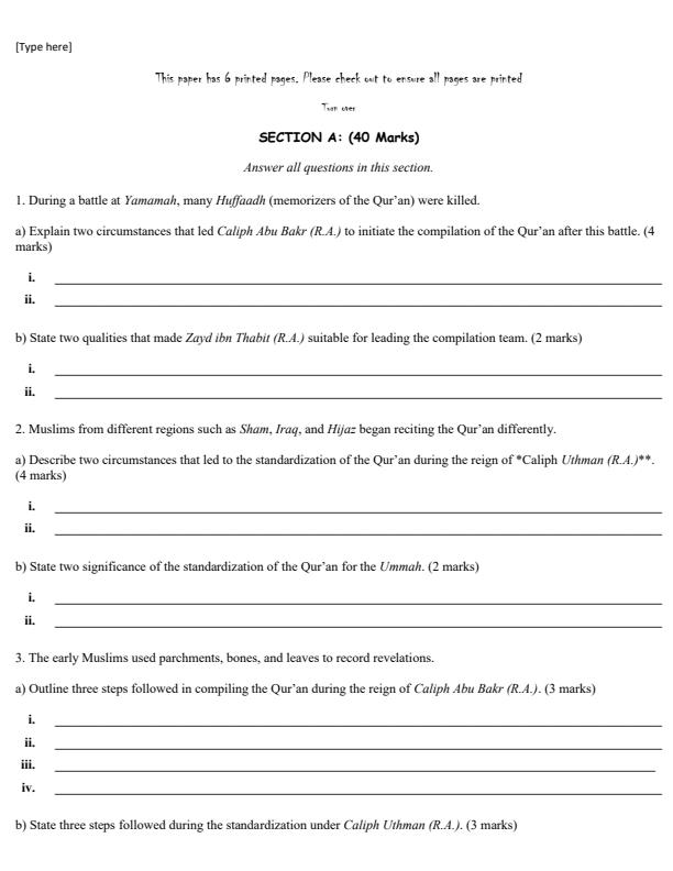 Preview page Grade-10-IRE-Opener-Exam-Term-1-2026_5037_1.jpg